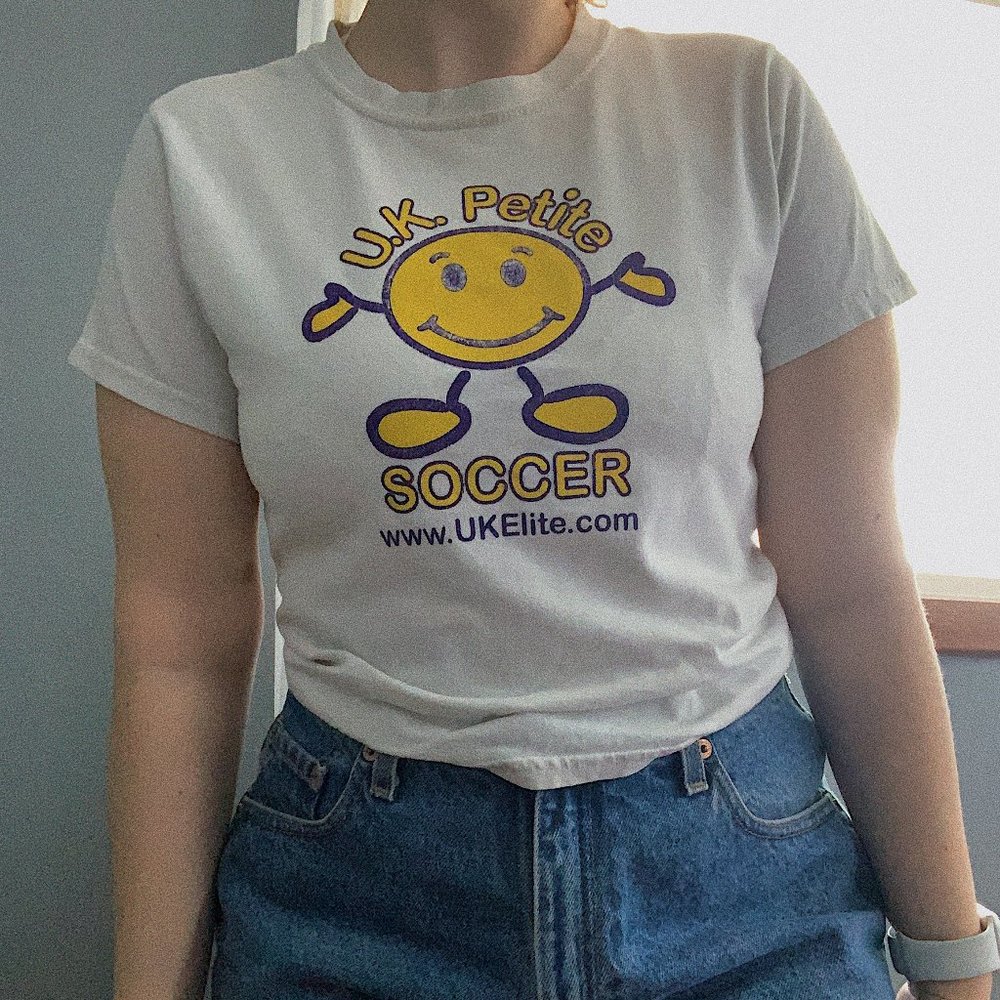 kid's soccer tee
